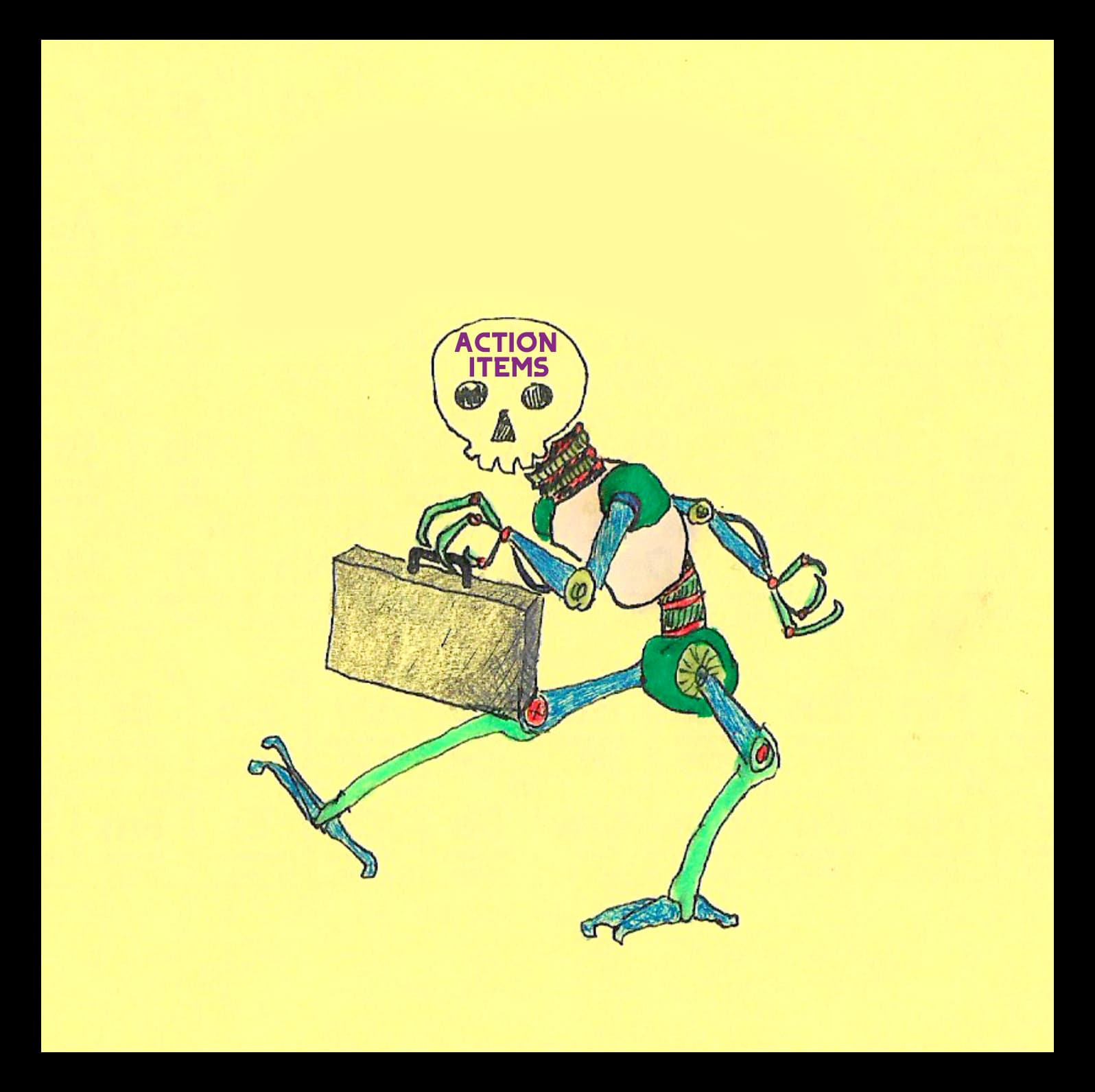 Action Items cover art